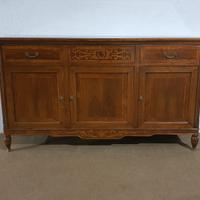 credenza madia classica noce legno ante cassetti