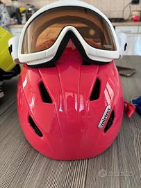 casco bambina mistral con maschera