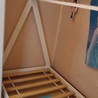 Letto montessoriano bianco