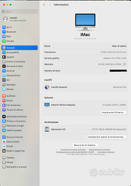 Apple iMac A2115 27" i5 2019 Retina 5K Fattura