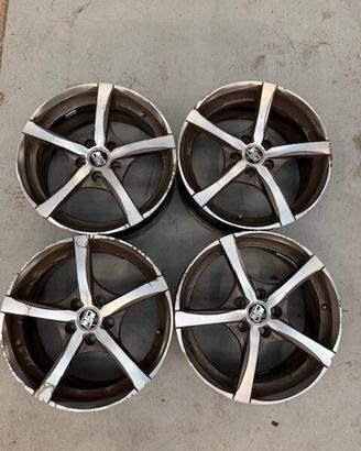 4 cerchi usati 17 pollici MSW per VW Golf 5 6 7 8 