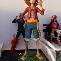 One piece rubber statua