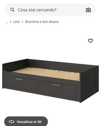 Divano Letto matrimoniale IKEA BRIMNES 80x200
