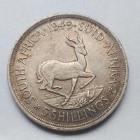5 Scellini Sud Africa 1949 ag.800 gr,28,28 Origina