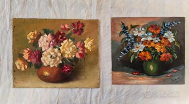 Quadretti Natalino con fiori