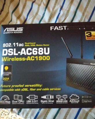 Modem dsl-ac68u wireless-ac1900