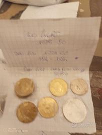 monete lire fal 1951 in poi oltre 100 pz