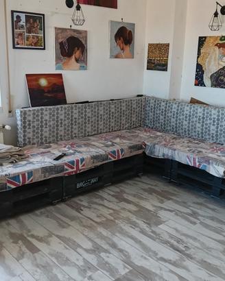 divano letto pallet
