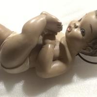 Antico bambinello cm.21