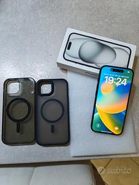 iPhone 15 Nero 128gb con batteria al 91%