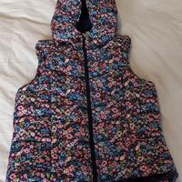 Gilet piumino bimba foder con cappuccio removibile