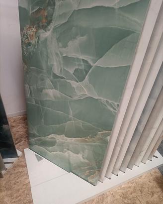 piastrella amando verde lucido 60x120 rett