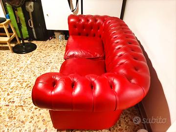 Divano Chesterfield 2 Posti rosso