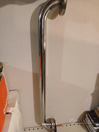 Maniglione di sicurezza per il bagno in acciaio 