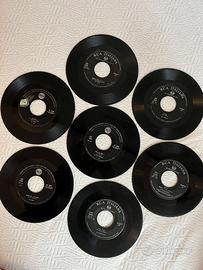 Lotto di 7 dischi 45 giri Vintage (vedi lista)