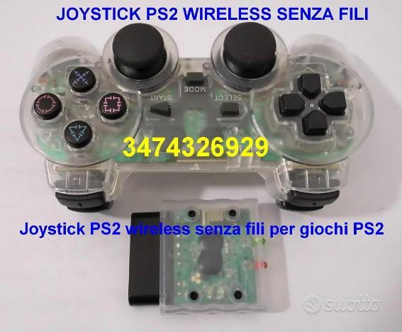 Joystick PS2 wireless senza fili per giochi PS2 - Console e Videogiochi In  vendita a Bergamo