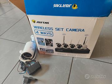 Kit videosorveglianza Jortan wireless