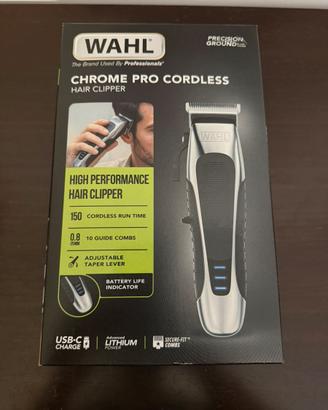 Wahl Chrome Pro Cordless Tagliacapelli da Uomo