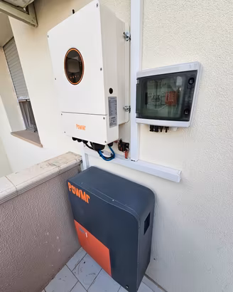 fotovoltaico inverter 5kwh wifi + batteria 10kwh
