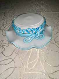 Svuotatasche cappello in vetro di Murano