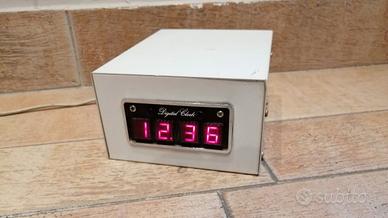 OROLOGIO LED ROSSI VINTAGE DIGITAL CLOCK MODERNARI