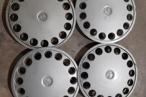 4 BORCHIE da 13" USATE ORIGINALI ALFA ROMEO 75
