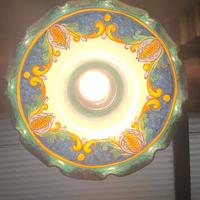 lampadario in ceramica Vietrese