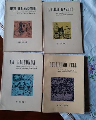 libretti dell'opera anni 50