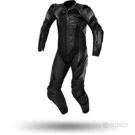 Tuta Moto Intera In Pelle Spyke ESTORIL RACE Nero