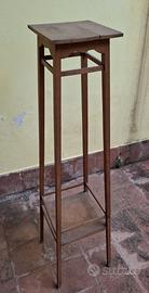 Pedestallo/Porta Vaso antico in Legno