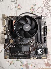 scheda Aorus B450M con ryzen 7 