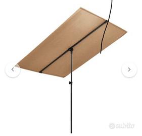 Ombrellone da esterno con palo in alluminio