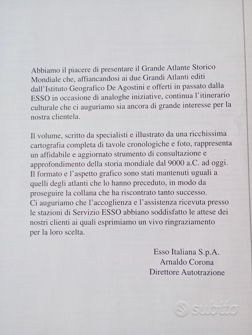 Atlante storico mondiale - Libri e Riviste In vendita a Brescia