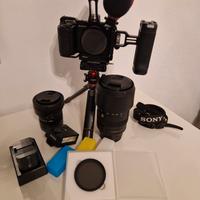 sony zve10ii + sigma 18-50 + sony 70-350