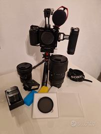 sony zve10ii + sigma 18-50 + sony 70-350