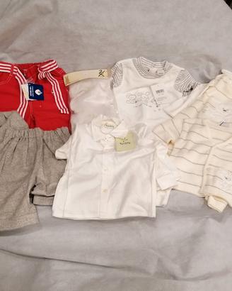set cerimonia+tutine bambino 6-9 mesi