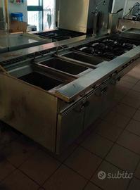 Cuocipasta a gas già smontati