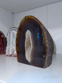 Geode di Agata Naturale tagliato e lucidato - 1,9k