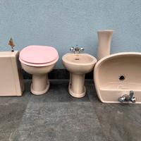 Set sanitari arredamento bagno, Lavabo, Bidet, WC