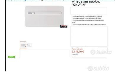 condizionatore senza unità esterna 