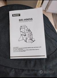 zaino porta bambino besrey