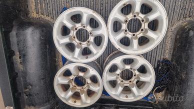 4 cerchi in lega per mitsubischi pajero r15
