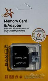 BSC MICRO SD 256gb Classe 10 U3 A1 piena capacità