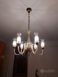 Lampadario in vetro di murano