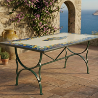 TAVOLO IN PIETRA LAVICA MIS. 200X100 CM. IN ITALIA