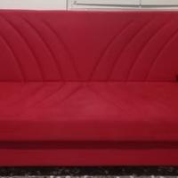 "DIVANO LETTO" apribile - Colore Rosso