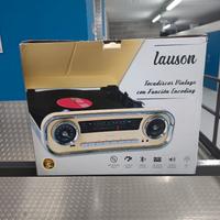 Giradischi Lauson 01TT18 Tocadiscos Bluetooth Azul
