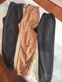 3 pantaloni ragazzo tg. S