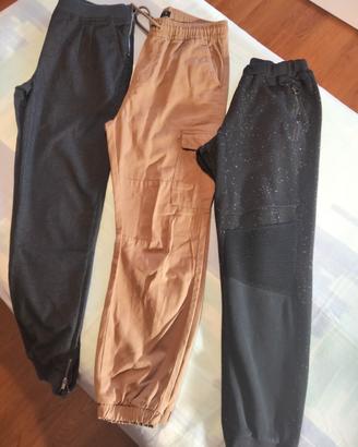 3 pantaloni ragazzo tg. S