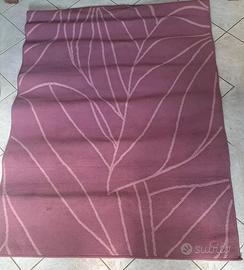 Tappeto IKEA viola/prugna a foglie